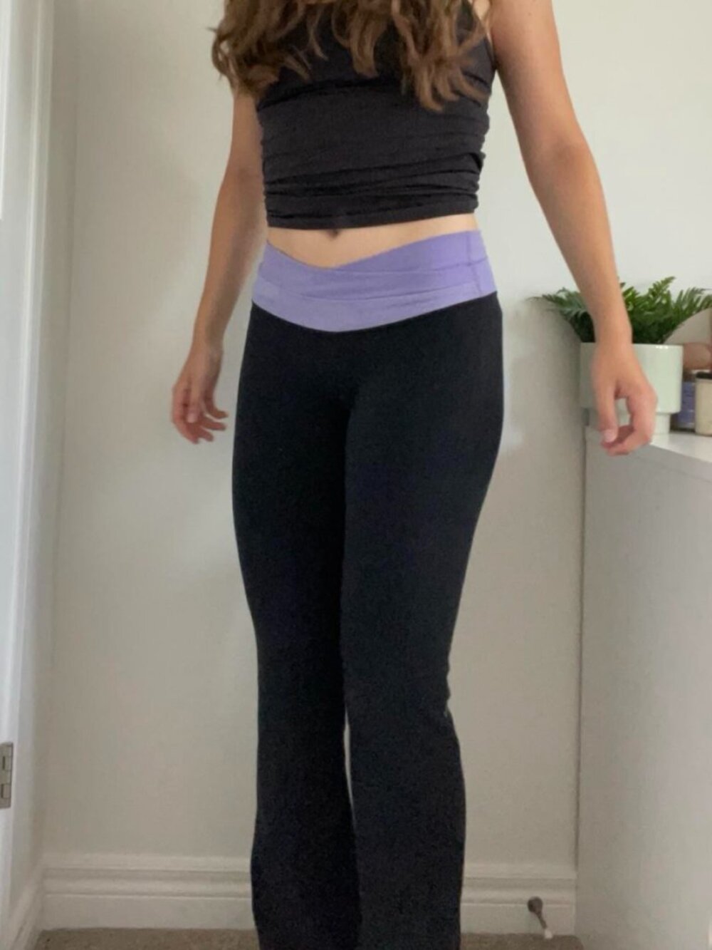 Vintage Y2K Lululemon Low Rise Flare Yoga Pants